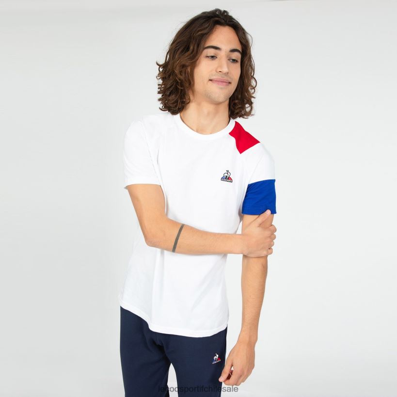 hombres camiseta blanca T24B2191 Le Coq Sportif ropa