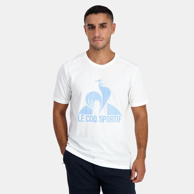 hombres camiseta blanca T24B2206 Le Coq Sportif ropa