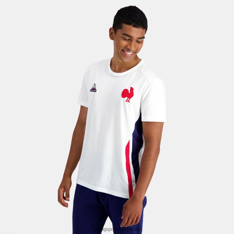 hombres camiseta blanca T24B2215 Le Coq Sportif ropa