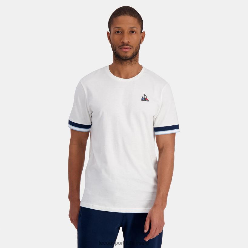 hombres camiseta blanca T24B2434 Le Coq Sportif ropa