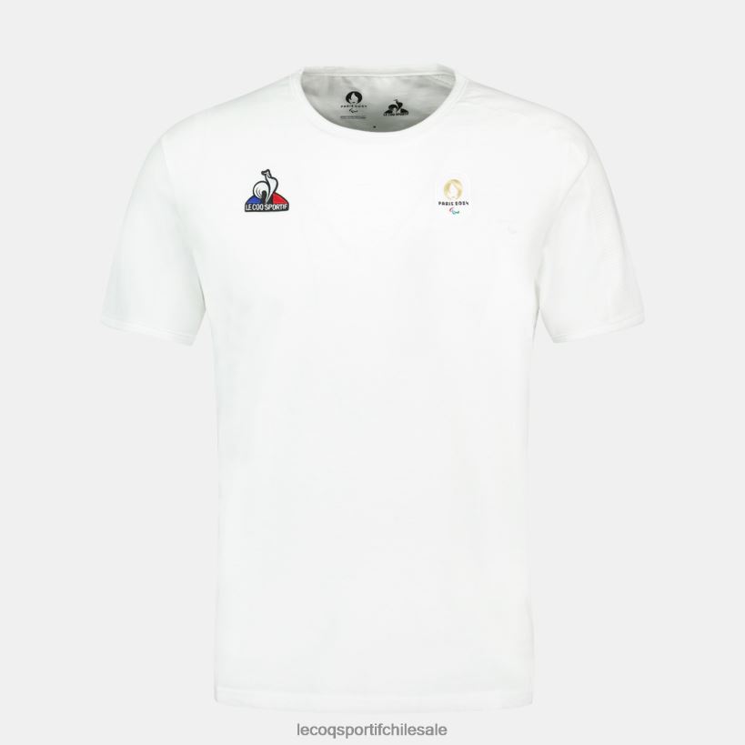 hombres camiseta blanca T24B2486 Le Coq Sportif ropa