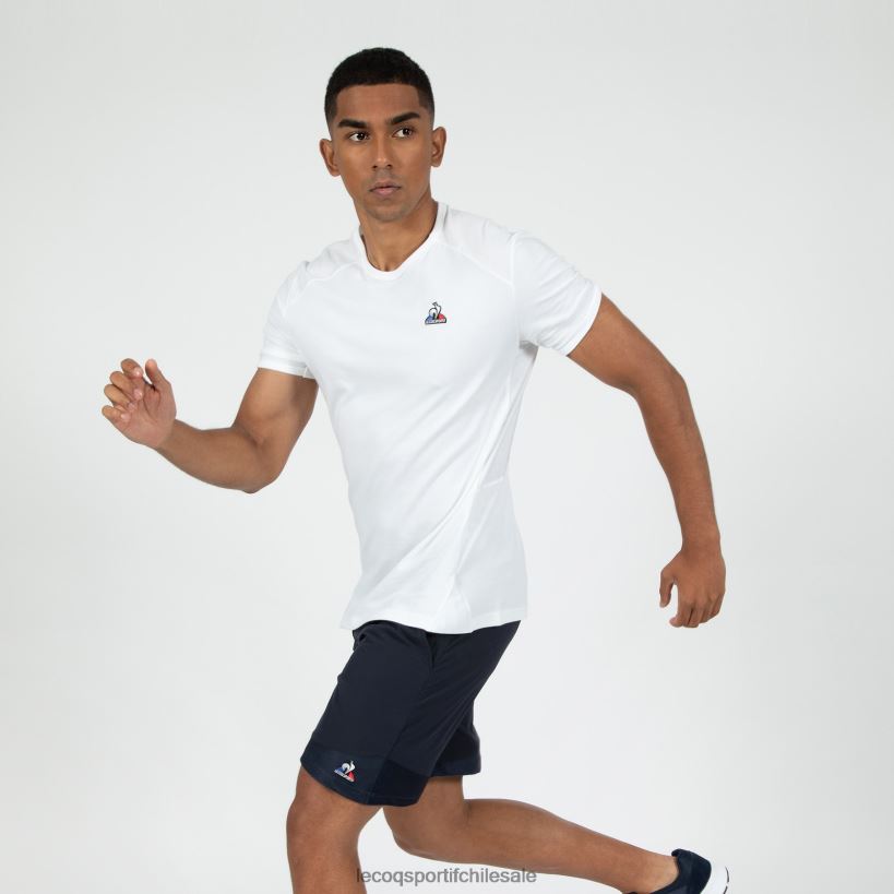 hombres camiseta blanca T24B2492 Le Coq Sportif ropa