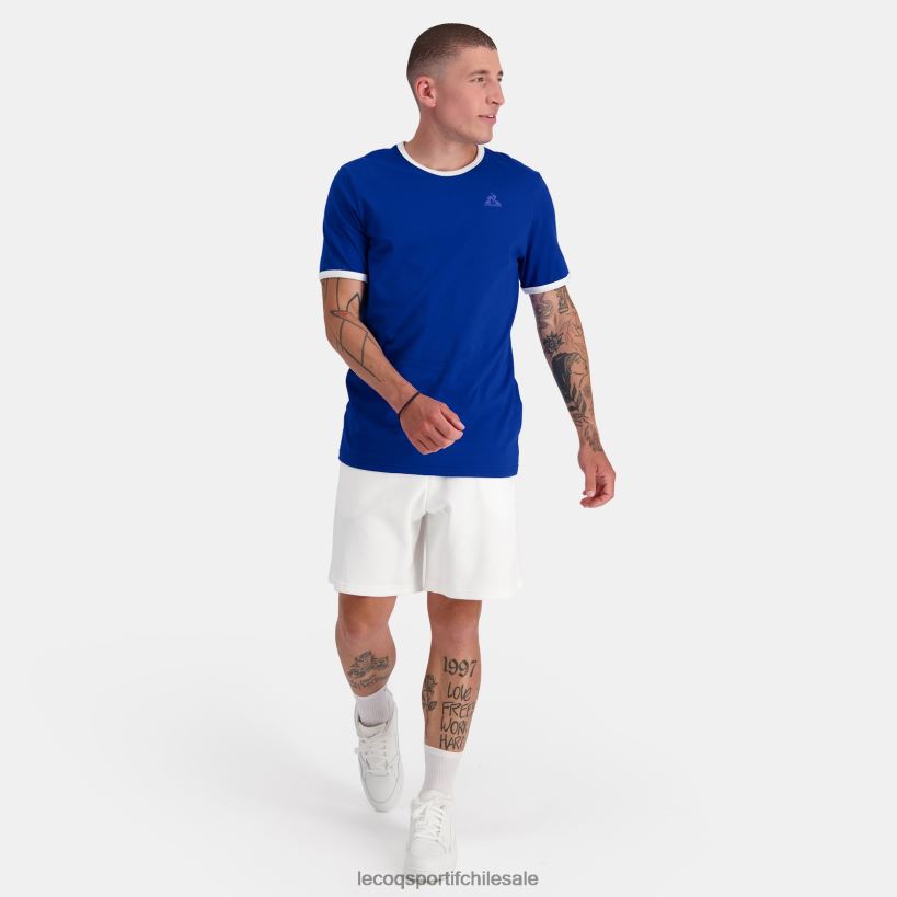 hombres camiseta de moda azul T24B2139 Le Coq Sportif ropa