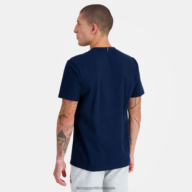 hombres camiseta de moda azul T24B2140 Le Coq Sportif ropa
