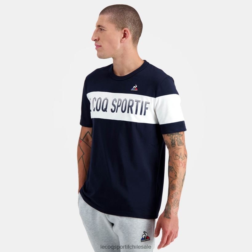hombres camiseta de moda azul T24B2142 Le Coq Sportif ropa