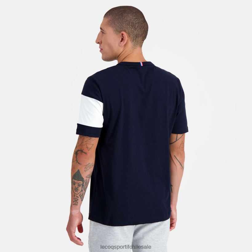 hombres camiseta de moda azul T24B2142 Le Coq Sportif ropa