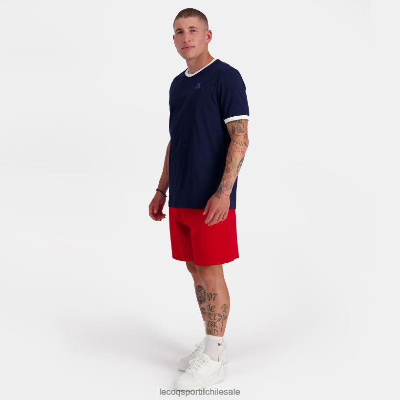 hombres camiseta de moda azul T24B2143 Le Coq Sportif ropa
