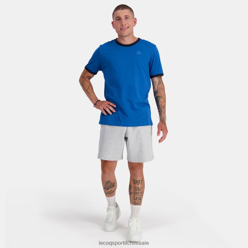 hombres camiseta de moda azul T24B2145 Le Coq Sportif ropa