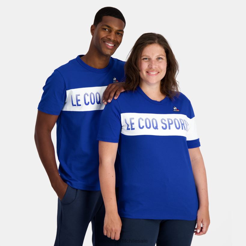 hombres camiseta de moda azul T24B2161 Le Coq Sportif ropa