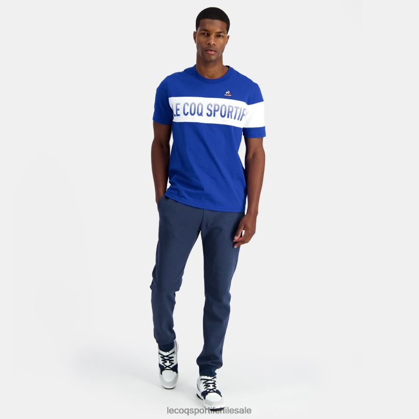 hombres camiseta de moda azul T24B2161 Le Coq Sportif ropa
