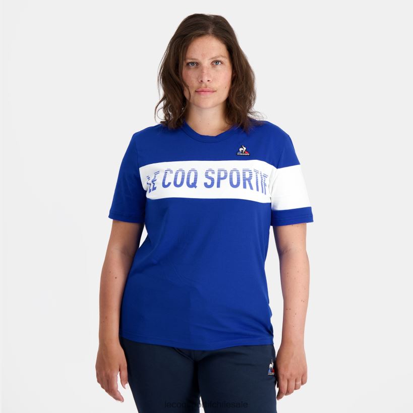 hombres camiseta de moda azul T24B2161 Le Coq Sportif ropa