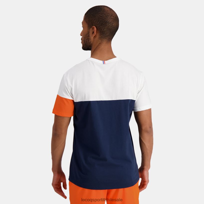 hombres camiseta de moda azul T24B2163 Le Coq Sportif ropa