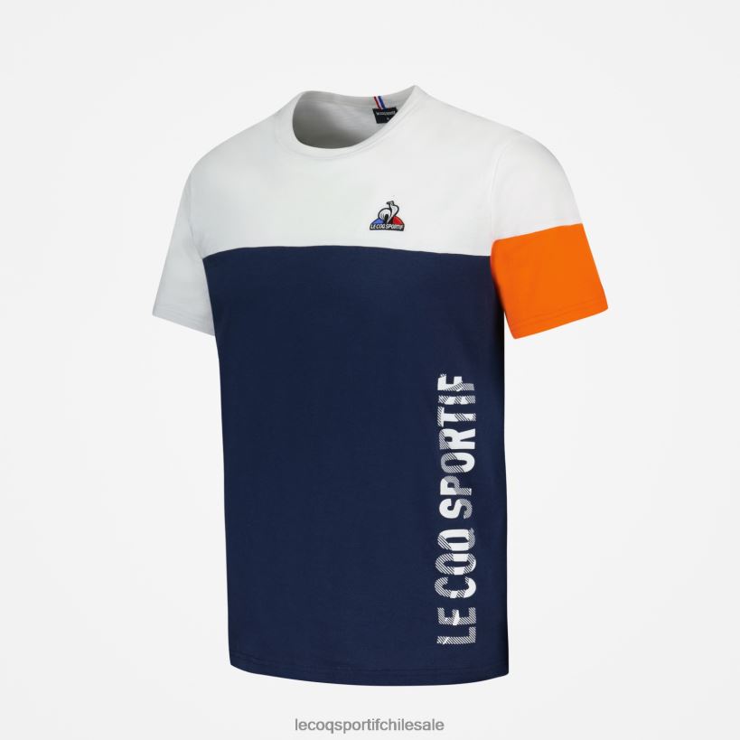 hombres camiseta de moda azul T24B2163 Le Coq Sportif ropa