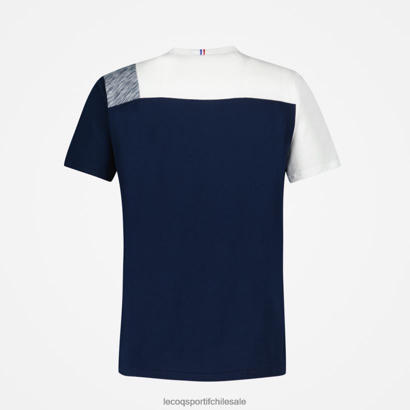 hombres camiseta de moda azul T24B2167 Le Coq Sportif ropa