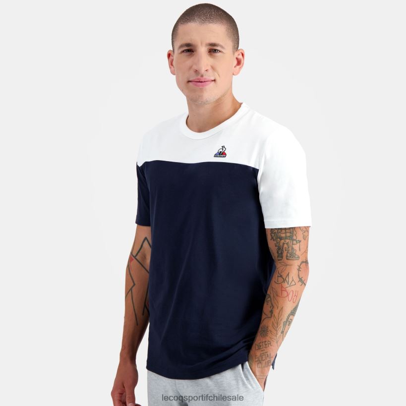hombres camiseta de moda azul T24B2182 Le Coq Sportif ropa
