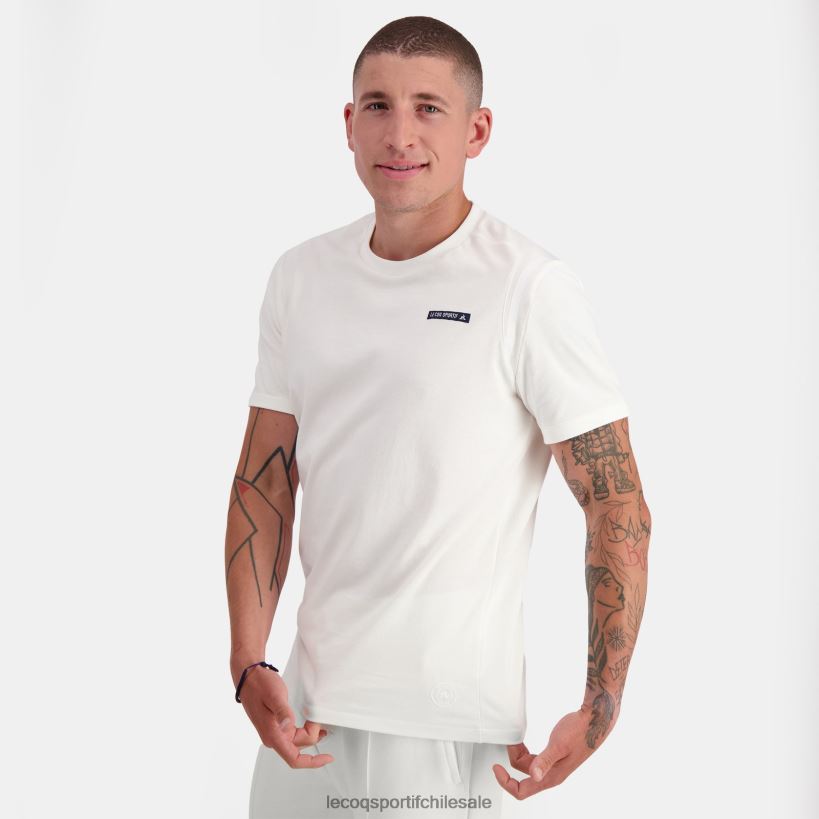 hombres camiseta de moda blanca T24B2146 Le Coq Sportif ropa