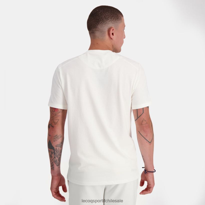 hombres camiseta de moda blanca T24B2146 Le Coq Sportif ropa