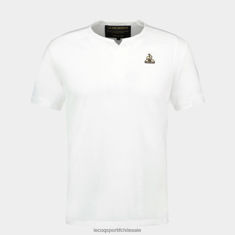 hombres camiseta de moda blanca T24B2147 Le Coq Sportif ropa