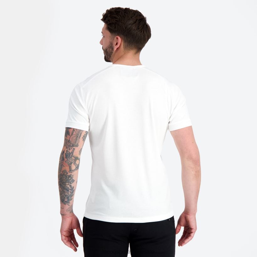 hombres camiseta de moda blanca T24B2147 Le Coq Sportif ropa
