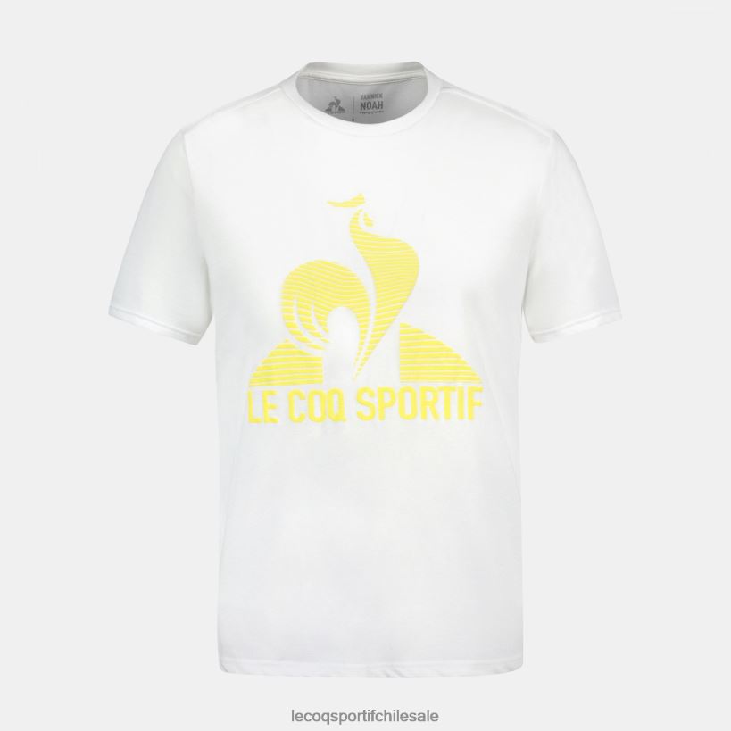 hombres camiseta de moda blanca T24B2148 Le Coq Sportif ropa