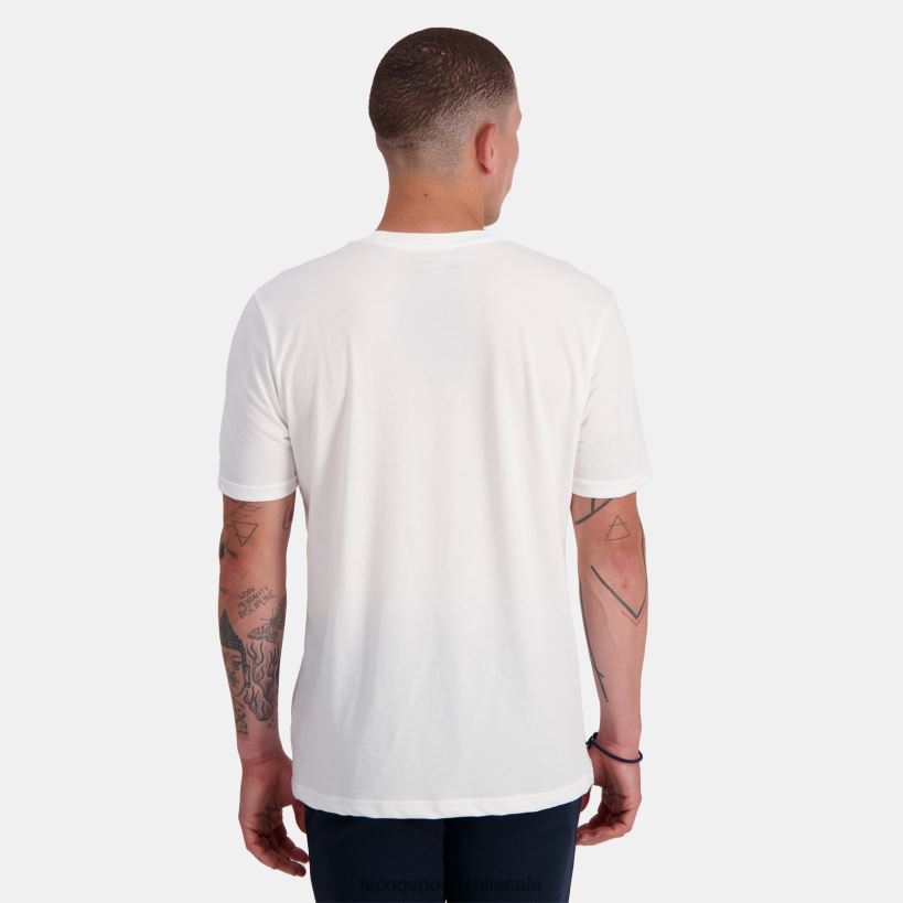 hombres camiseta de moda blanca T24B2148 Le Coq Sportif ropa