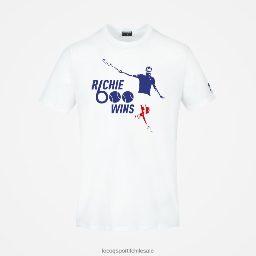 hombres camiseta de moda blanca T24B2158 Le Coq Sportif ropa