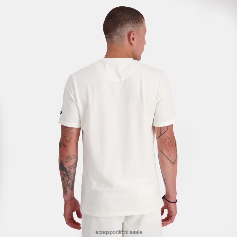 hombres camiseta de moda blanca T24B2159 Le Coq Sportif ropa