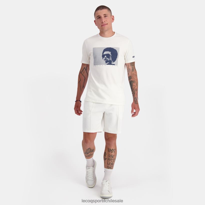 hombres camiseta de moda blanca T24B2159 Le Coq Sportif ropa
