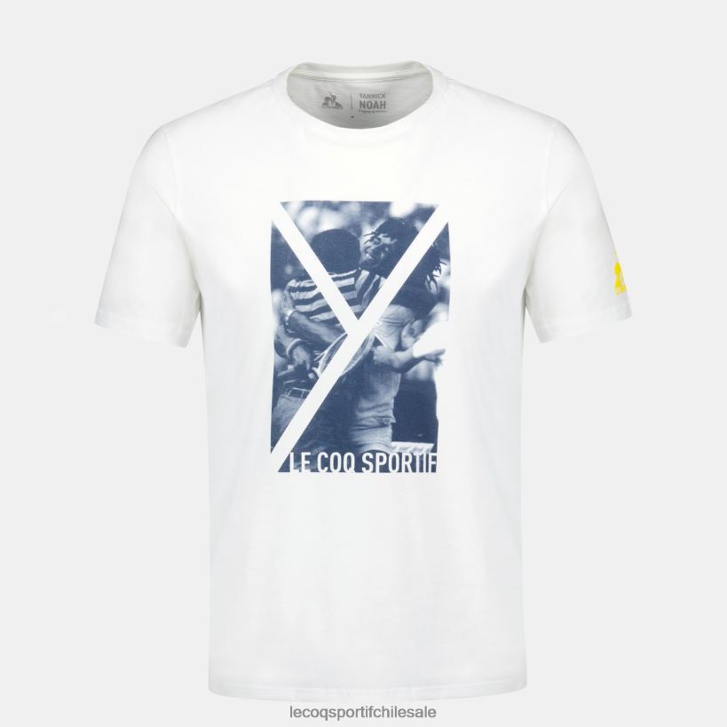 hombres camiseta de moda blanca T24B2160 Le Coq Sportif ropa