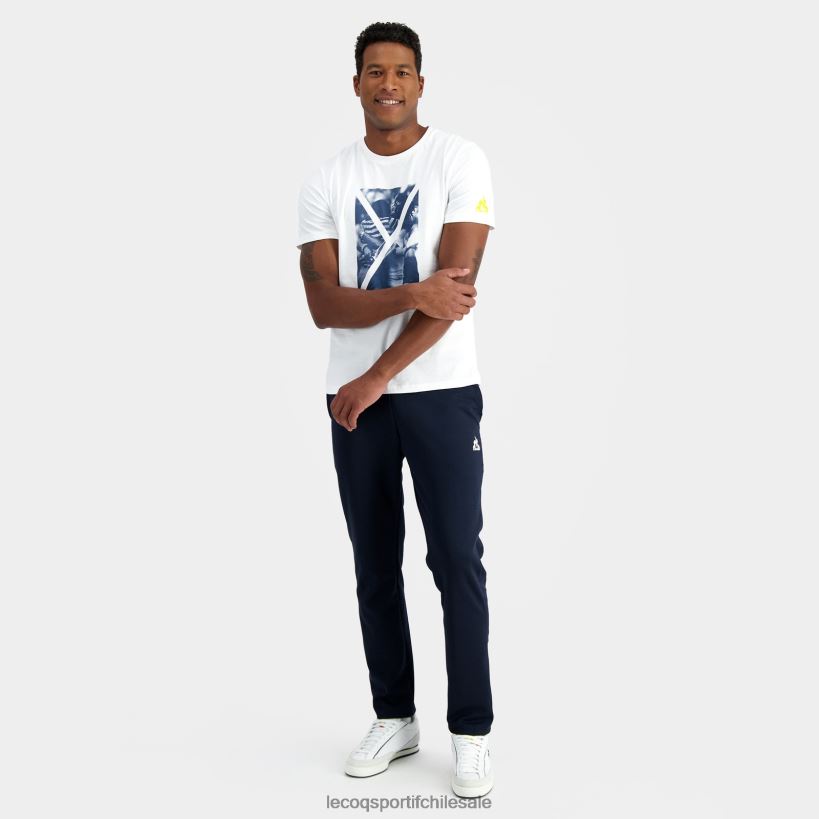 hombres camiseta de moda blanca T24B2160 Le Coq Sportif ropa