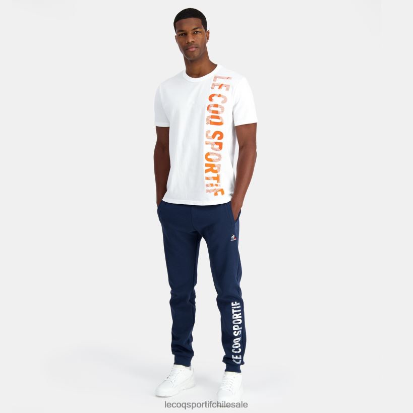 hombres camiseta de moda blanca T24B2162 Le Coq Sportif ropa