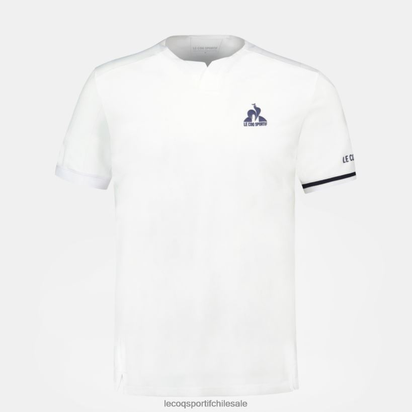 hombres camiseta de moda blanca T24B2165 Le Coq Sportif ropa