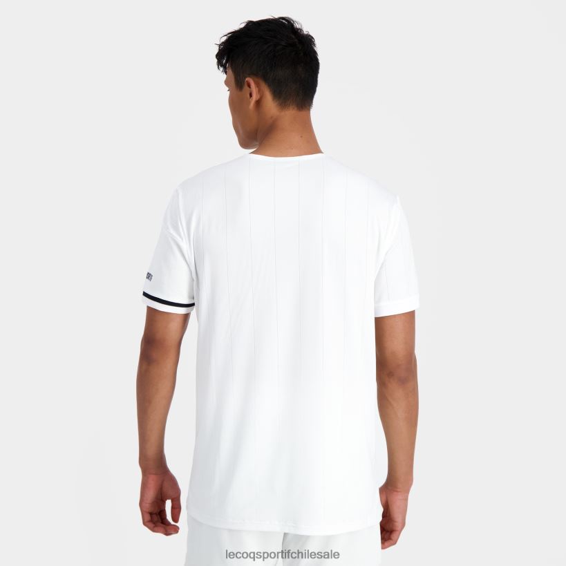 hombres camiseta de moda blanca T24B2165 Le Coq Sportif ropa