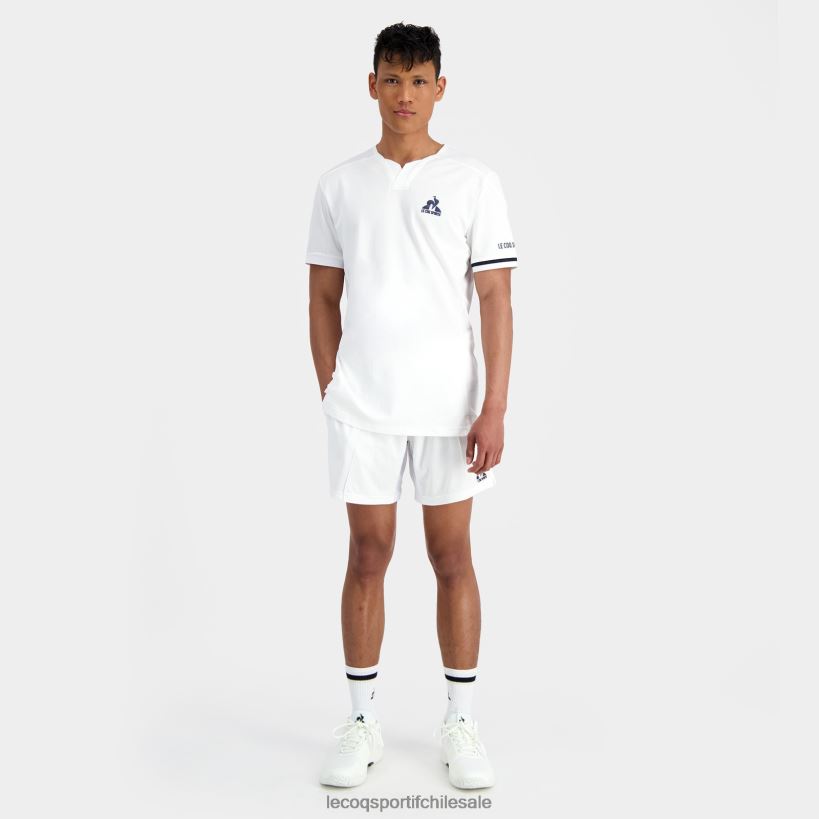 hombres camiseta de moda blanca T24B2165 Le Coq Sportif ropa