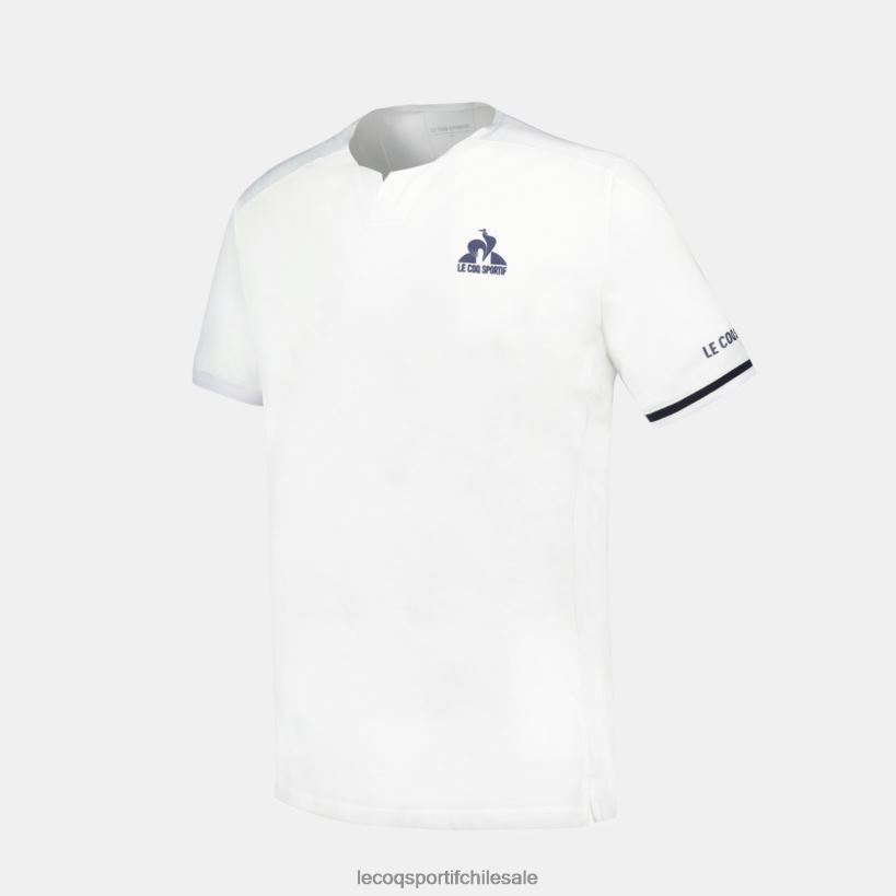 hombres camiseta de moda blanca T24B2165 Le Coq Sportif ropa