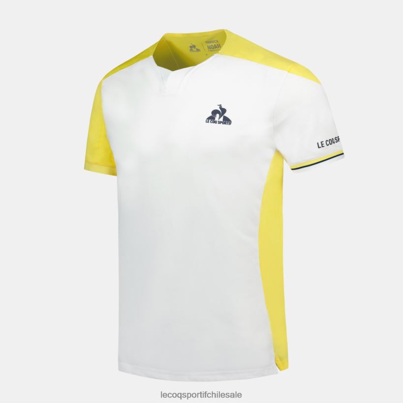hombres camiseta de moda blanca T24B2166 Le Coq Sportif ropa