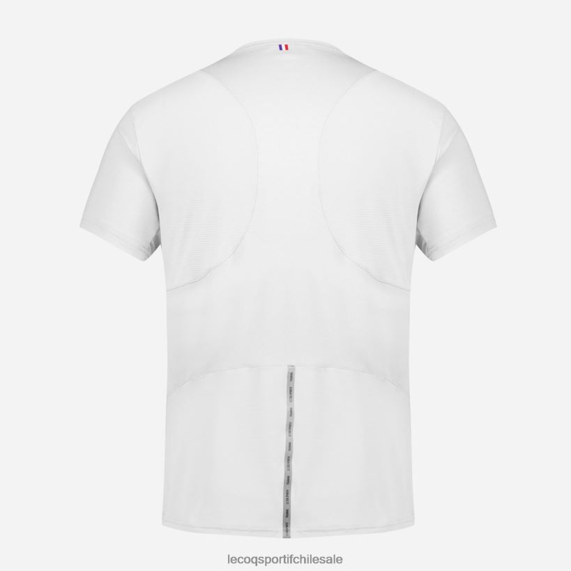 hombres camiseta de moda blanca T24B2176 Le Coq Sportif ropa
