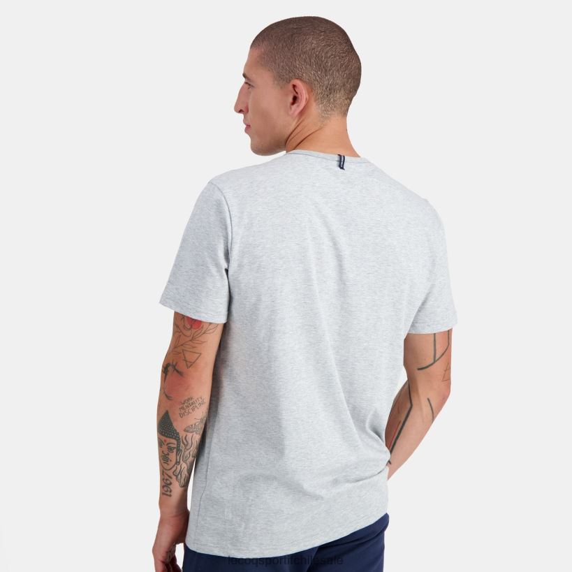 hombres camiseta de moda gris T24B2179 Le Coq Sportif ropa