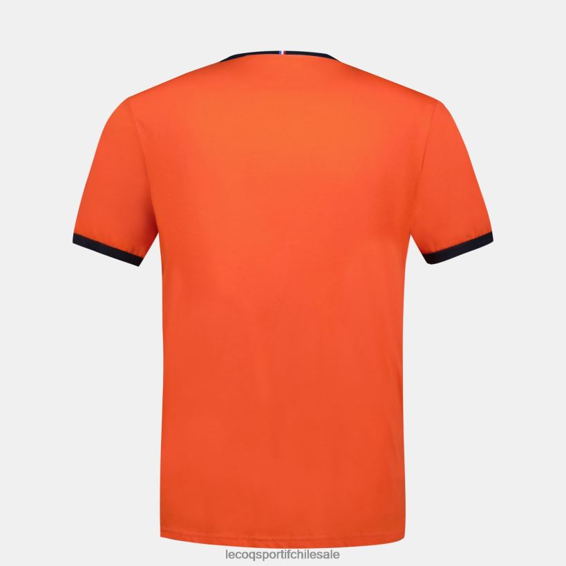 hombres camiseta de moda naranja T24B2151 Le Coq Sportif ropa