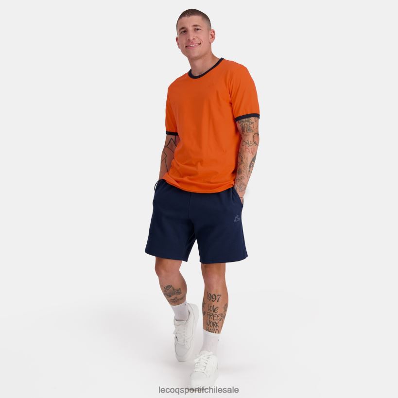 hombres camiseta de moda naranja T24B2151 Le Coq Sportif ropa