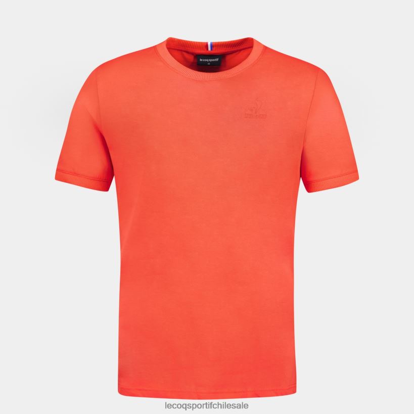 hombres camiseta de moda naranja T24B2152 Le Coq Sportif ropa