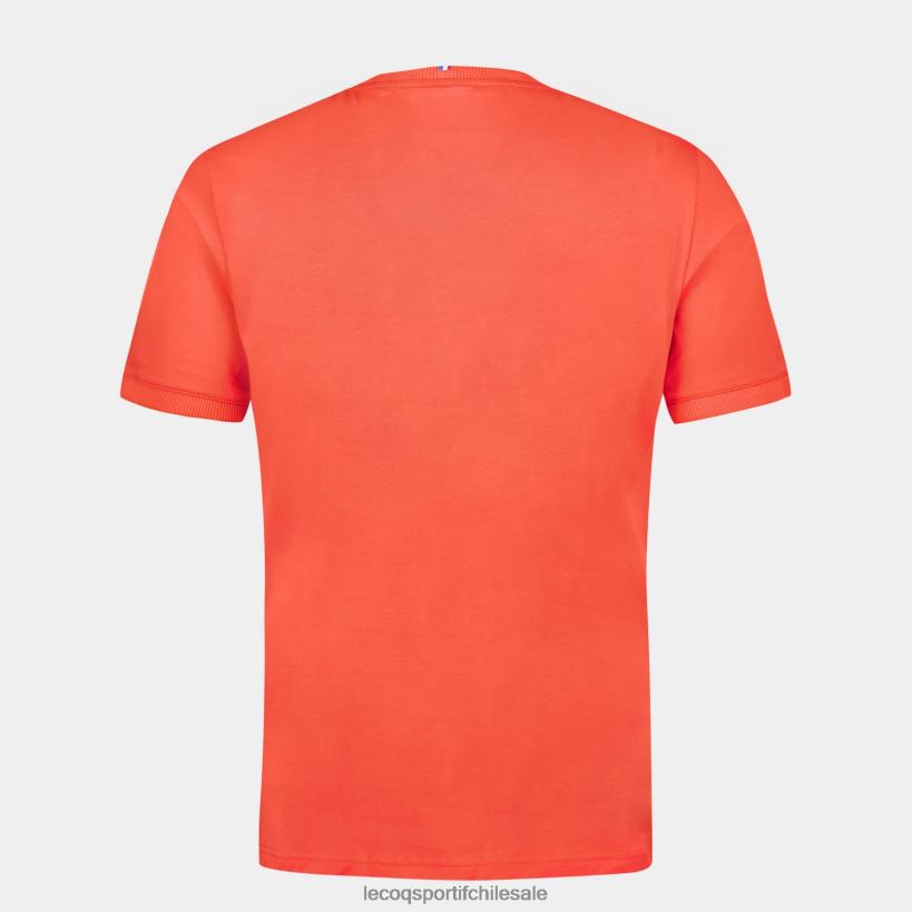 hombres camiseta de moda naranja T24B2152 Le Coq Sportif ropa