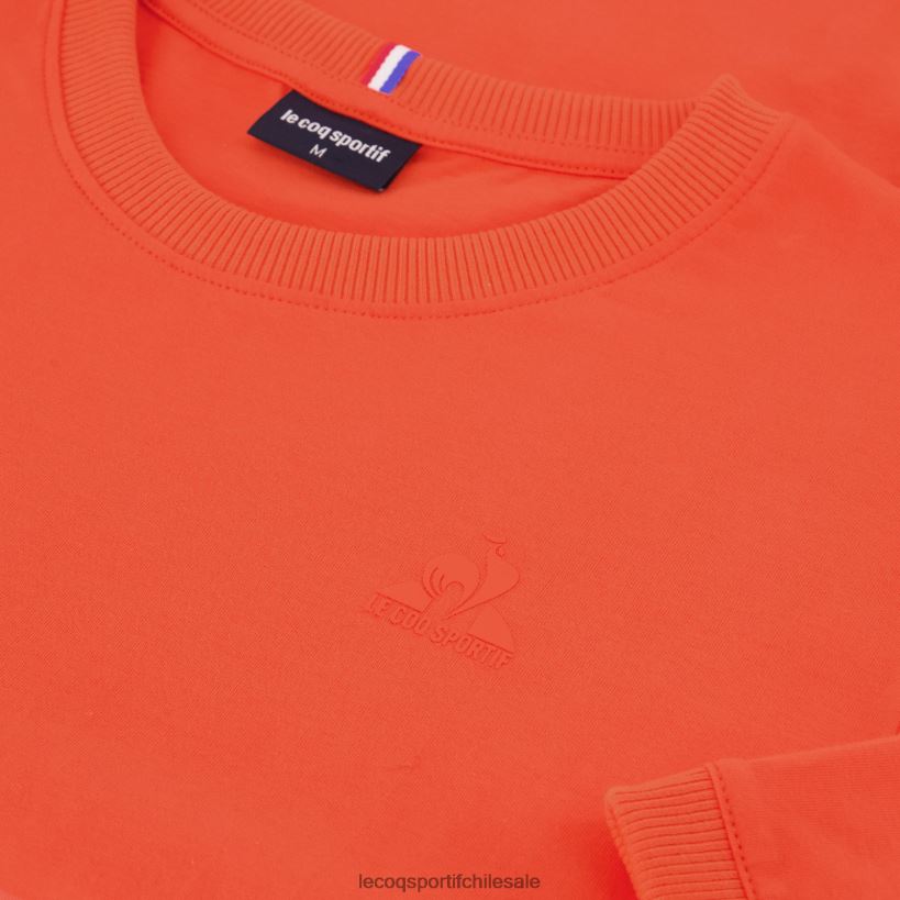hombres camiseta de moda naranja T24B2152 Le Coq Sportif ropa