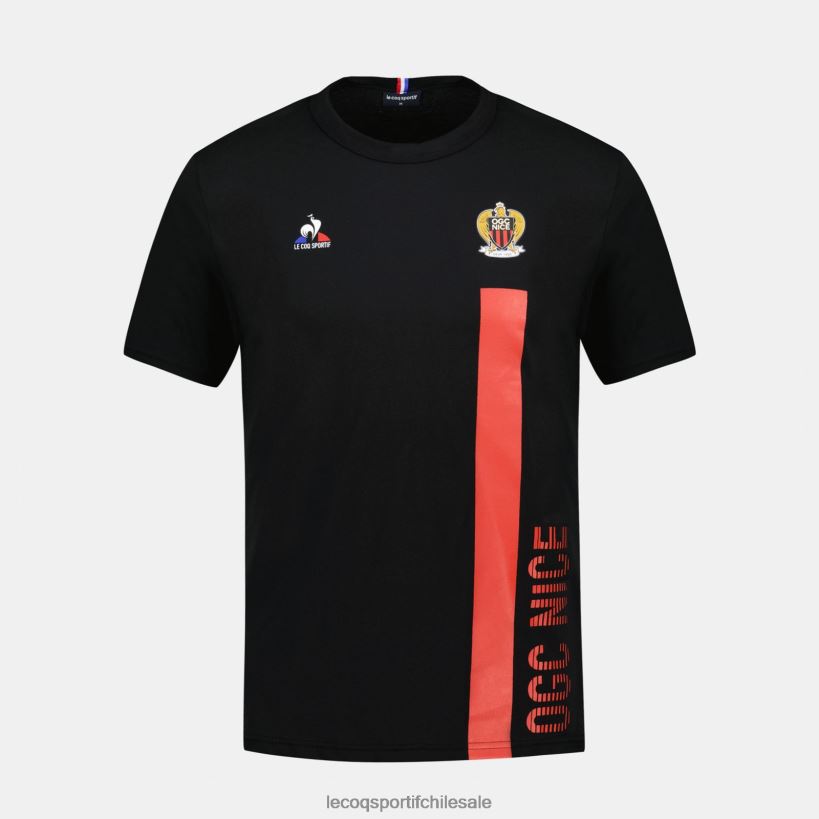 hombres camiseta de moda negro T24B2153 Le Coq Sportif ropa