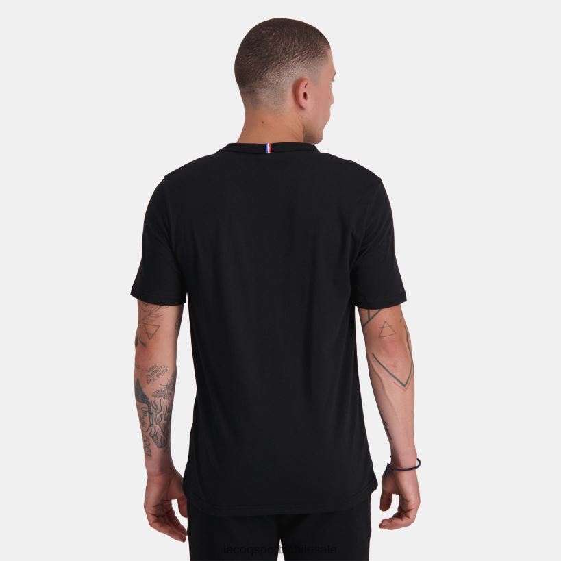 hombres camiseta de moda negro T24B2153 Le Coq Sportif ropa