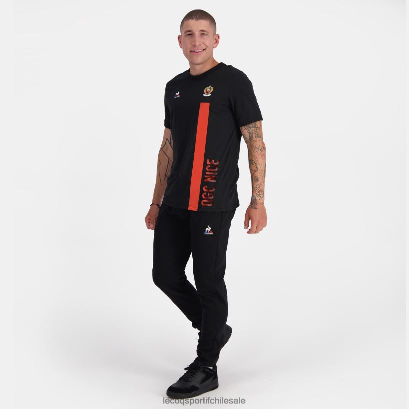 hombres camiseta de moda negro T24B2153 Le Coq Sportif ropa