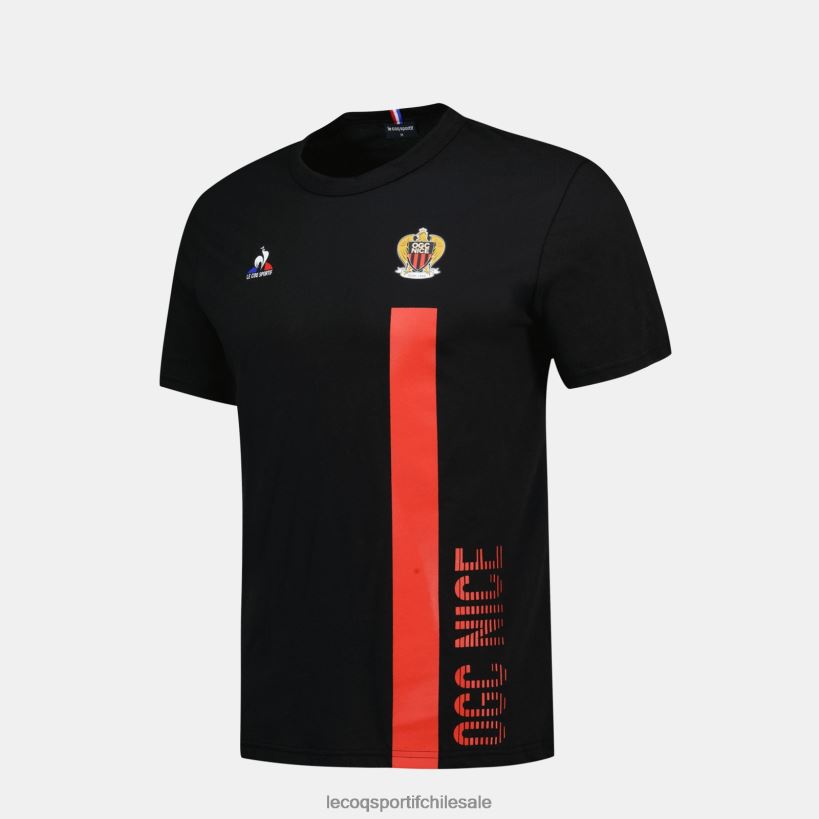hombres camiseta de moda negro T24B2153 Le Coq Sportif ropa