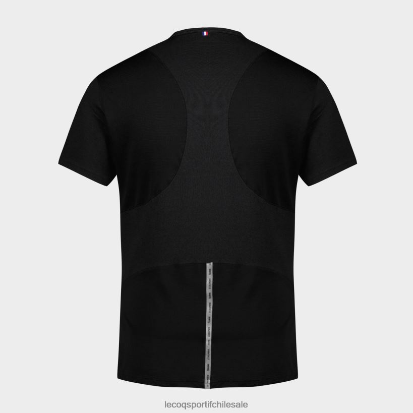 hombres camiseta de moda negro T24B2174 Le Coq Sportif ropa