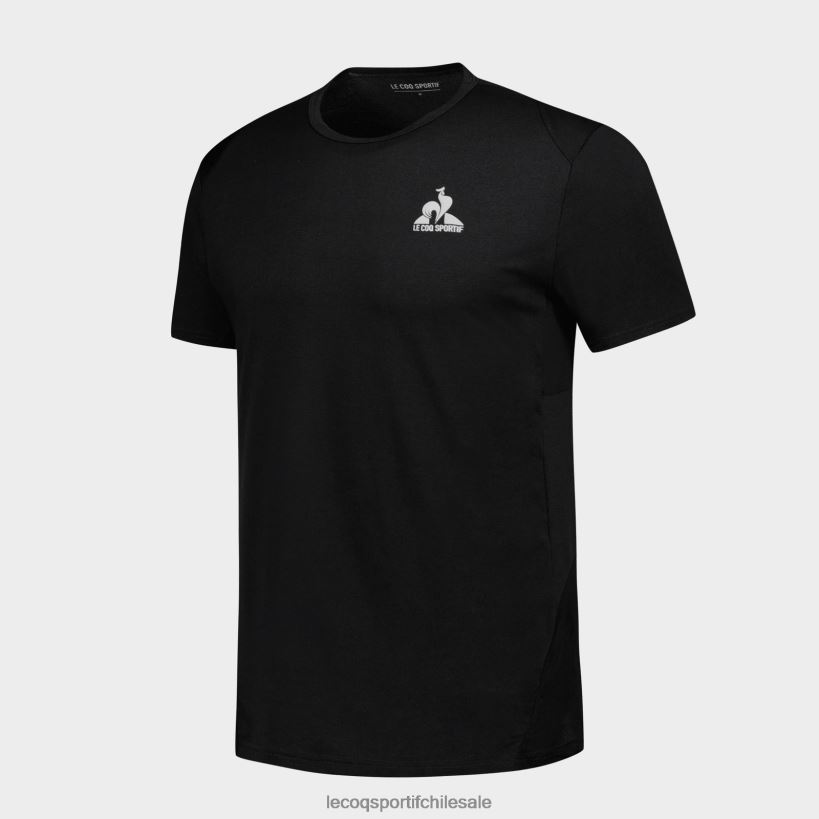 hombres camiseta de moda negro T24B2174 Le Coq Sportif ropa