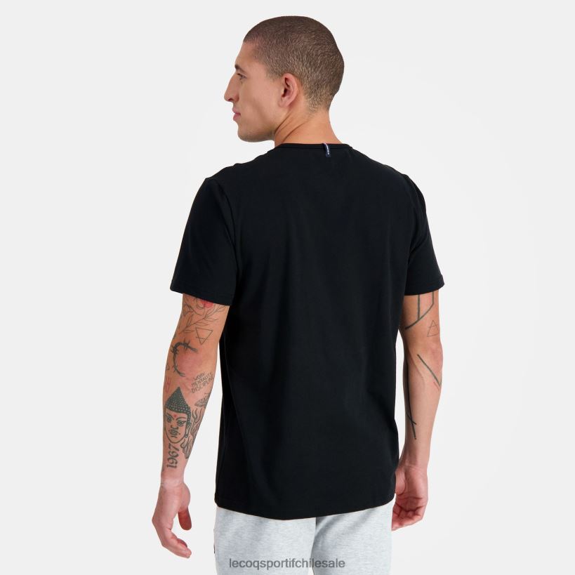 hombres camiseta de moda negro T24B2181 Le Coq Sportif ropa